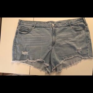 Denim shorts